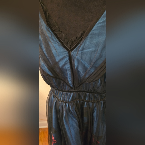 Wayward Fancies eShakti Faux Duponi Silk Taffeta Overlay Cocktail Formal Dress - Picture 3 of 14